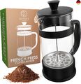 Oliver's Kitchen® French Press 1 liter - Eleganter Kaffeebereiter aus Glas - 