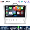 8-Kern 6+128G Autoradio Carplay Für Ford Focus MK2 MK II 2004-2011 Android14 GPS