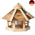 dobar® 21391e Vogelfutterhaus Camouflage Vogelfutterstation aus Holz - 