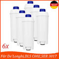 6x Wasserfilter für DeLonghi kompatibel mit DLSC002 SER3017 ECAM ESAM ETAM Serie