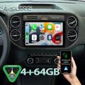 4+64GB Android 15 Autoradio Carplay DSP WiFi GPS Navi für VW Tiguan 5N Golf Plus