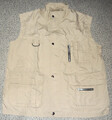 Herren Weste Outdoor Beige tlw. Netzfutter Gr. L Giani Feroti