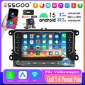DAB+ 7" Autoradio Android 15 GPS ChatGPT +KAM Für VW Polo Golf 5 6 Plus Touran
