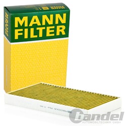 MANN ALLERGIKER-INNENRAUMFILTER AKTIVKOHLE ANTIBAKTERIELL POLLENFILTER