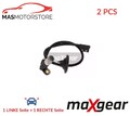 ABS SENSOR DREHZAHLFÜHLER PAAR HINTEN MAXGEAR 20-0092 2PCS A NEU OE QUALITÄT