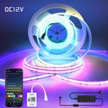 5/10m COB RGBIC WS2811 LED Streifen Adressierbares Keine Lichtpunkt WIFI Control