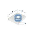 UFI (53.299.00) Innenraumfilter, Pollenfilter, Mikrofilter für CITROEN PEUGEOT