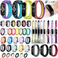 Ersatz Armband für Xiaomi Mi Band 3 4 5 6 7 Silikon/Nylon Fitness Sport Trac с