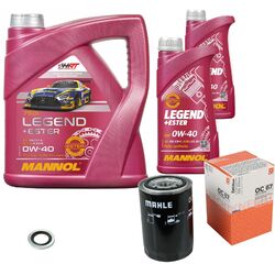 MAHLE Ölfilter 6 L MANNOL Legend+Ester 0W-40 passend für Ford Transit Bus E 