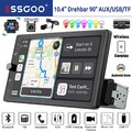 Autoradio 1DIN Wireless Carplay Mit IPS Bildschirm USB AUX Bluetooth MIK DVR KAM