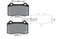 TEXTAR 2574301 Bremsbelagsatz, Scheibenbremse für HYUNDAI JEEP TESLA
