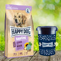 Happy Dog Premium Natur Croq Senior 15 kg + Happy Dog Futtertonne 43 Liter
