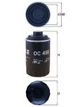 MAHLE Ölfilter  u.a. für AUDI, SEAT, SKODA, VW