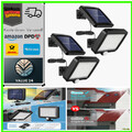 MPJ Solarlampen Aussen, IP65, 56 LED, Bewegungsmelder, 120°, Solar Wandleucht...