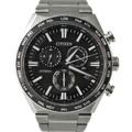 CITIZEN ATTESA CB5966-69E Titan Eco-Drive Funk Solar Uhr schwarzes Zifferblat...