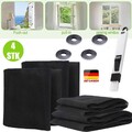 130x150cm Fliegennetz 4er Pack Insektenschutz Fenster Fliegengitter Mückenschutz