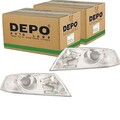 2x DEPO XENON-LOOK H1/H7 SCHEINWERFER SATZ passend für SKODA OCTAVIA LINKS+RECHT