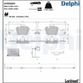 Bremsbelag Satz Bremsscheibe Scheibenbremse Delphi Vorne für BMW X5 Van i4 iX3