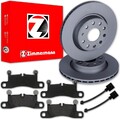 Zimmermann BREMSSCHEIBEN 330mm + BELÄGE HINTEN passend für PORSCHE CAYENNE 92A