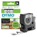 DYMO Beschriftungsband D1 Band - 53713 - S0720930, 24 mm schwarz auf weiß