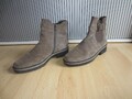 Gabor Chelsea Boots Gr. 6,5 (40) taupe Wildleder, wenig getragen