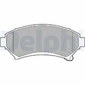 DELPHI Bremsbelagsatz, Scheibenbremse LP1609 für CHEVROLET OPEL