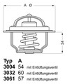 BorgWarner (Wahler) Thermostat Kühlmittel 3032.80 für SKODA 80 135G 130G 105 742