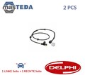SS20028 ABS SENSOR DREHZAHLFÜHLER HINTEN DELPHI 2PCS FÜR VW SHARAN