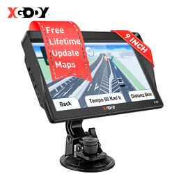 XGODY 9 Zoll GPS Navi Navigation für Auto LKW PKW Navigationsgerät Touchscreen