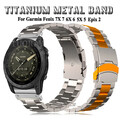 Für Garmin Fenix 8 7X 6X 5X Plus Epix Pro Gen 51mm Quickfit Titan Metall Armband