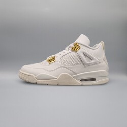 Original Nike Air Jordan 4 Retro Metallic Gold (Womens) AQ9129-170 NEU
