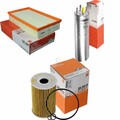 MAHLE / KNECHT Kraftstofffilter KL 229/4 Luftfilter LX 786 Ölfilter OX 388D