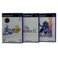 3x PlayStation 2 Spiel Final Fantasy FF X + FF X-2 + FF XII - PS2 - sehr gut