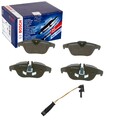 BOSCH BREMSBELÄGE + WARNKONTAKT HINTEN passend für C+E+GLK KLASSE W204 C207 X204