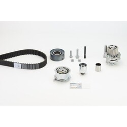 1x Wasserpumpe + Zahnriemensatz CONTINENTAL CTAM CT1134WP2 passend für AUDI