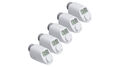 Eqiva 5er-Set Elektronischer Heizkörperthermostat Model N mit Boost-Funktion, le
