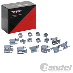 MAXGEAR MONTAGE-SATZ BREMSBELÄGE ZUBEHÖR VORDERACHSE HINTERACHSE PASSEND FÜR