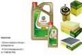 INSPEKTIONSKIT FILTER CASTROL 6L ÖL 5W30 für VW Passat Variant 3G5 2.0 TDI 1.6