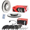 Brembo Sport Bremsscheiben 345mm + Bremsbeläge vorne passend für Audi A5 Quattro