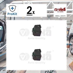 2x ORIGINAL® Vika Schalter, Fensterheber Links, Rechts für Skoda Fabia I Combi