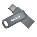 SANDISK Ultra® Dual Drive Go USB Type-C™ USB-Stick, 64 GB, 300 MB/s, Dunkelgrau