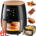 6L Heißluftfritteuse Heissluft Friteuse Air Fryer Digital Fritteuse Digital DE