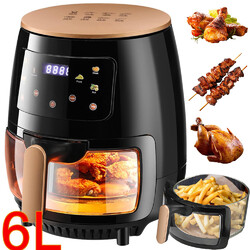6L Heißluftfritteuse Heissluft Friteuse Air Fryer Digital Fritteuse Digital DE