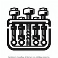Zylinderkopfschraubensatz FAI AutoParts B2197 G4LA für HYUNDAI PBT PB PA M9 x 2