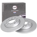 2x A.B.S. BREMSSCHEIBEN 255mm HINTEN passend für AUDI A4 SEAT EXEO