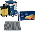 BOSCH Inspektionspaket Filterset passend für Jeep Cherokee 2.2 CRD 4x4