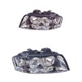 2X ALKAR XENON HALOGEN SCHEINWERFER SATZ LINKS+RECHTS passend für AUDI A4