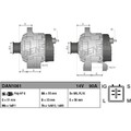 DENSO DAN1061 Generator für TOYOTA AURIS, COROLLA 1.6 11.06-07.14