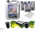 INSPEKTIONSKIT FILTER LIQUI MOLY ÖL 8L 10W-40 für Hyundai H-1 Travel TQ 2.5