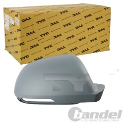 TYC SPIEGELKAPPE GRUNDIERT LINKS PASSEND FÜR SKODA OCTAVIA SUPERB | 332-0040-2